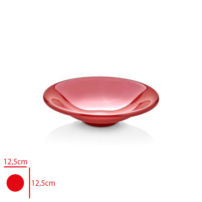 Atlas Sunum Tabak Humus Kırmızı 12,5 Cm K465