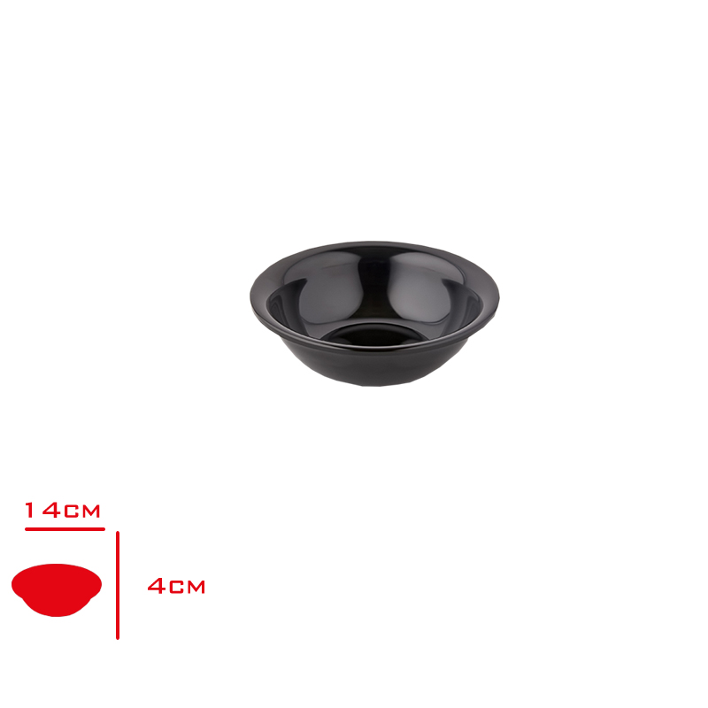 Atlas Kase Derın Siyah 14 Cm S340