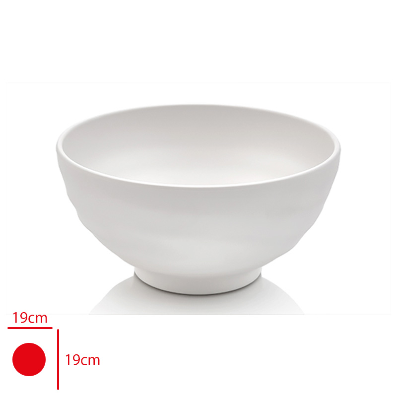 Atlas Mercan Acık Bufe Sunum Kasesı Beyaz 19 Cm 444