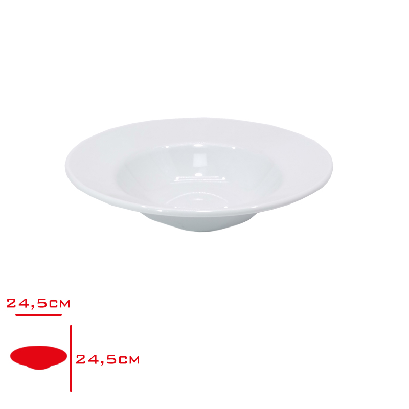 Atlas Spagettı Kasesı Beyaz 25 Cm 339.be