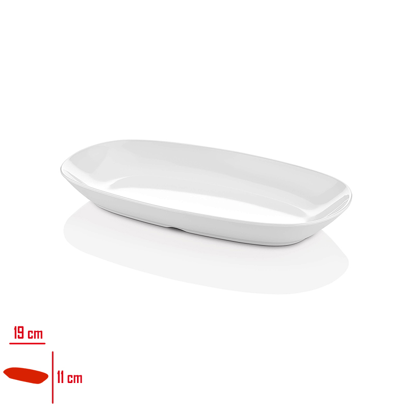 Atlas Kayık Tabak 19x11 Cm 336
