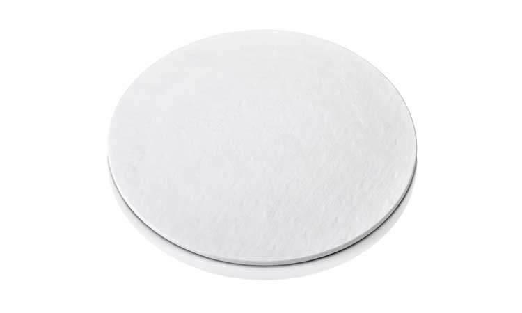 Atlas Acık Bufe Pano Yuvarlak Beyaz Mat 33 Cm B-731