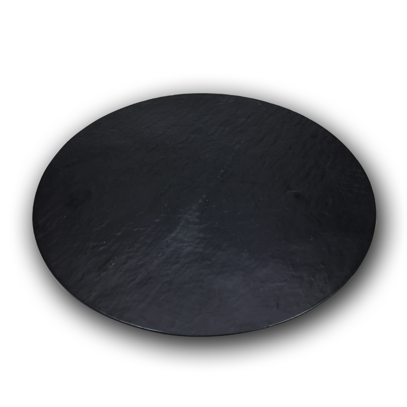 Atlas Acık Bufe Pano Yuvarlak Siyah Mat 33 Cm S731