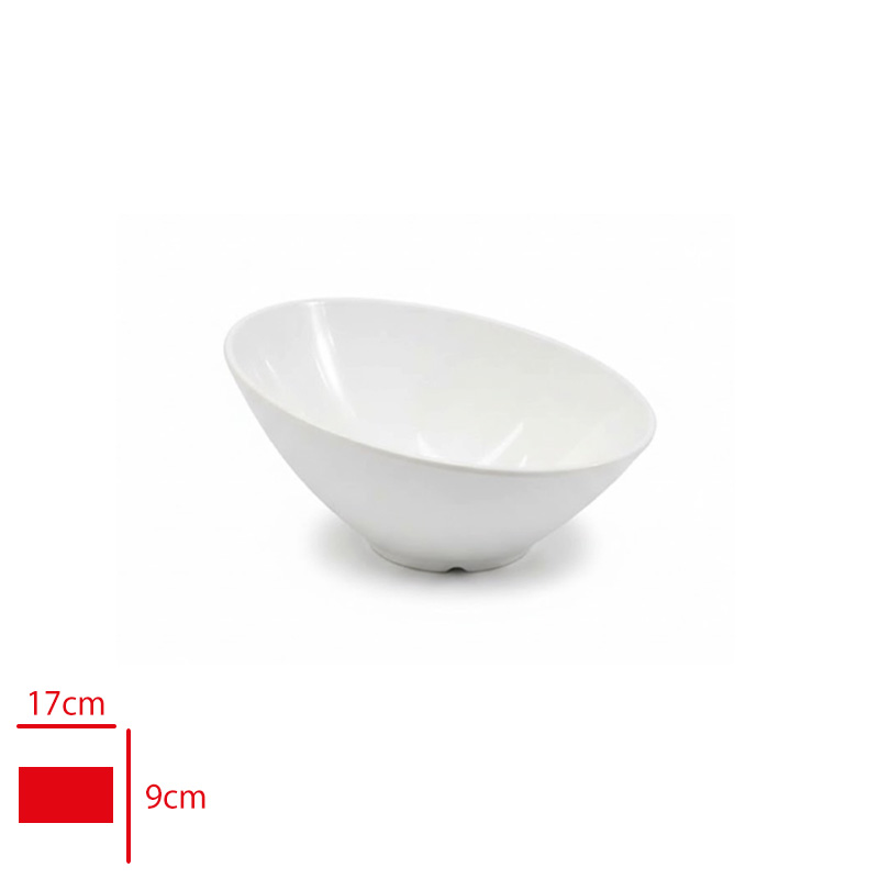 Atlas Elıps Kase 17 Cm Beyaz 381