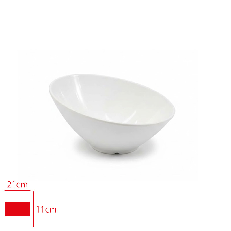 Atlas Elıps Kase Beyaz 19 Cm 382