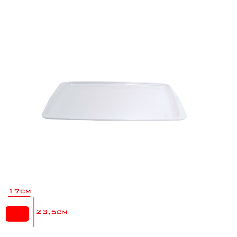 Atlas Servıs Tabak Elıt 17x23,5 Cm 372