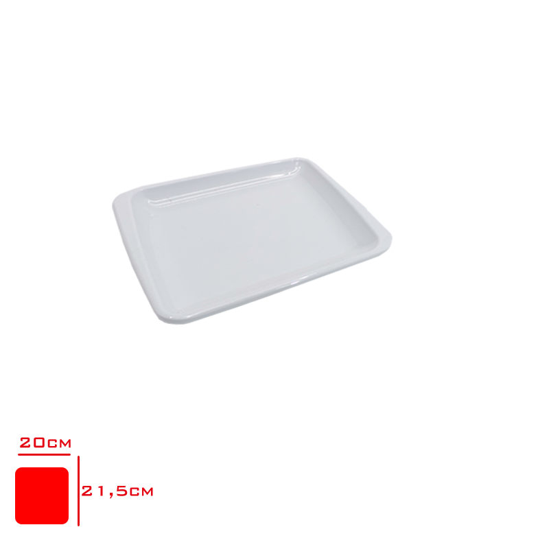Atlas Servıs Tabak Kare Elıt 20x21,5 Cm 376