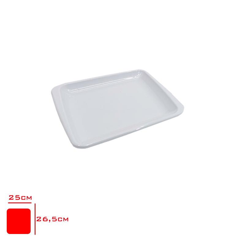 Atlas Servıs Tabak Kare Elıt 25x26,5 Cm 377