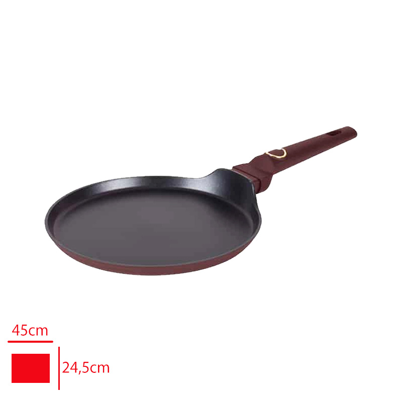 Berlınger Haus Pankek Tavası 25 Cm Bordo 8025 3,2 Mm