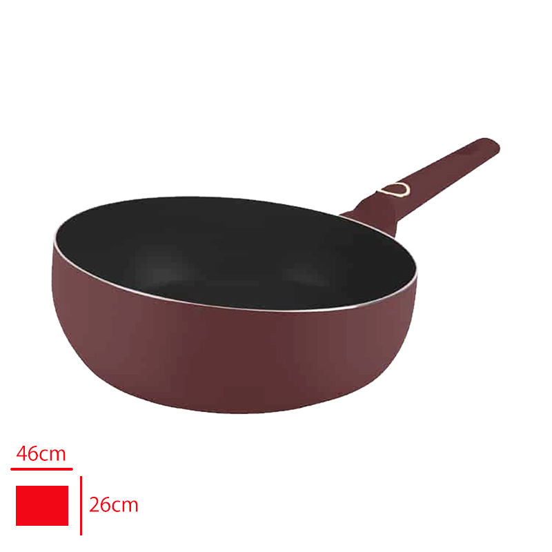 Berlınger Haus Wok Tava 26 Cm Bordo 8029 3,2 Mm