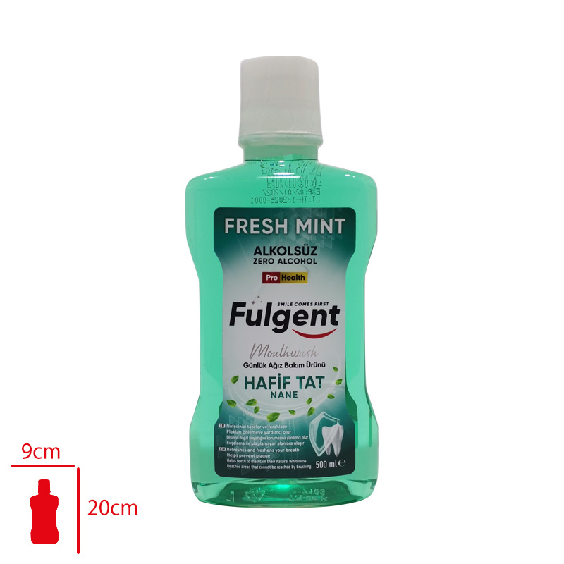 FULGENT AGIZ BAKIM SUYU FRESH MINT HAFIF NANE / AROMA 500 ML