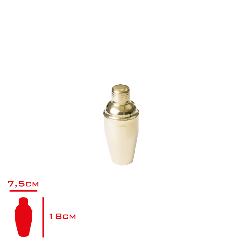 Evmonı Kokteyl Shaker Gold 350 Cl Evm-1044