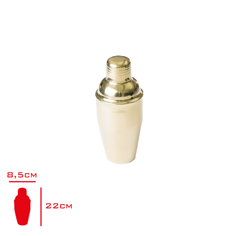 Evmonı Kokteyl Shaker Gold 500 Cl Evm-1045