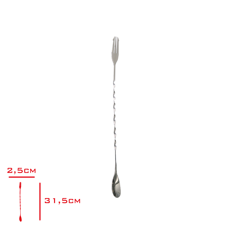 Evmonı Burgulu Bar Kaşığı Catallı 33 Cm Evm-01056
