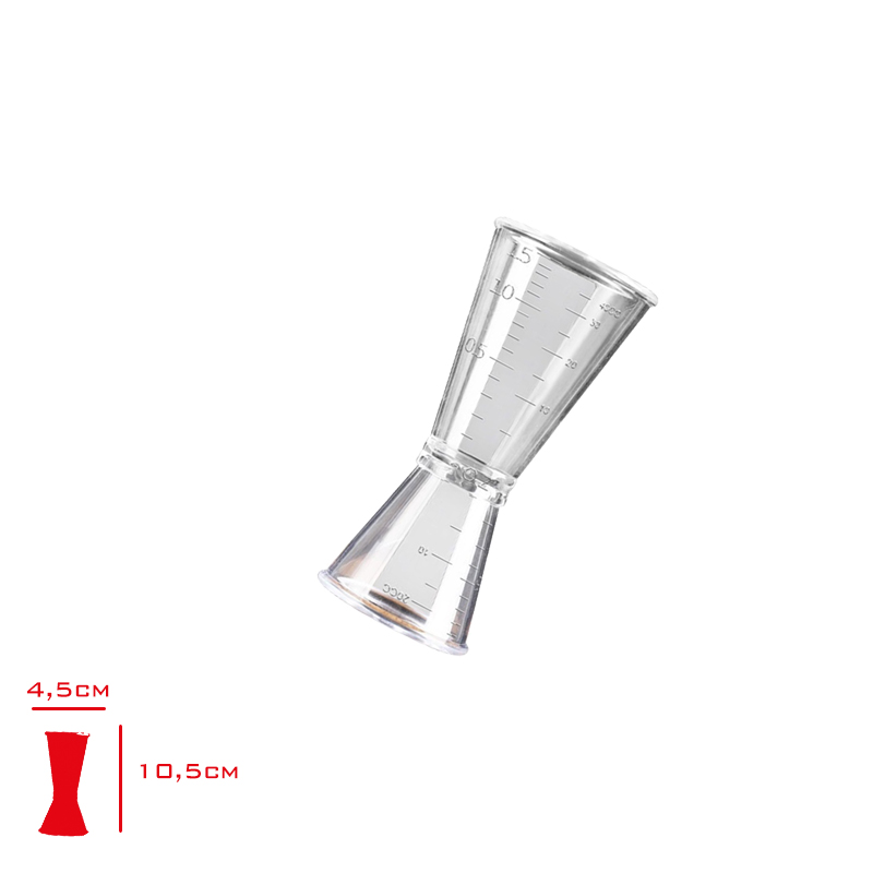 Evmonı Polıkarbon Jıgger 20/40 Evm-010171