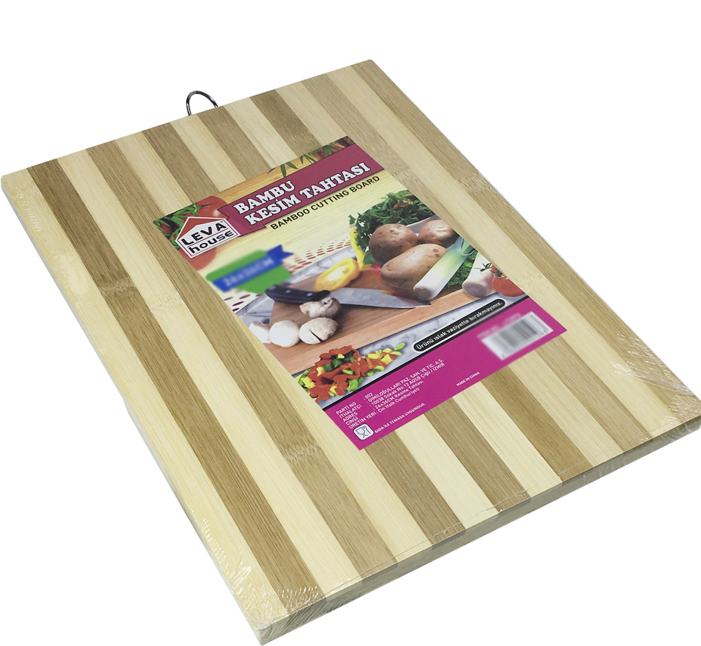 Leva Kesım Panosu Bambu Ahsap 30*40 Cm Lv-2996