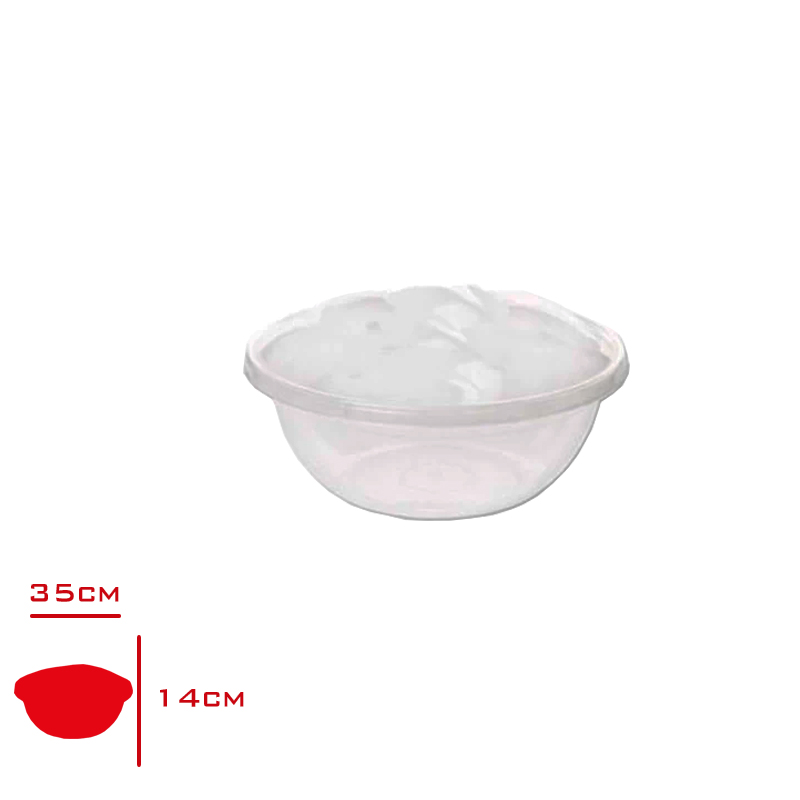 Saglık Ekmek Kazanı 4 No 8 Lt Şeffaf Sp-154