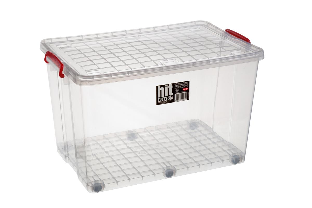 Bora Hıt Box Saklama Kabı Tekerlekli No:35 67 Lt Bo-286