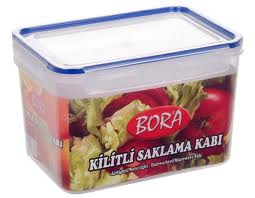 Bora Saklama Kabı Kılıtlı Dıkdortgen 3,05 Lt Bo-882