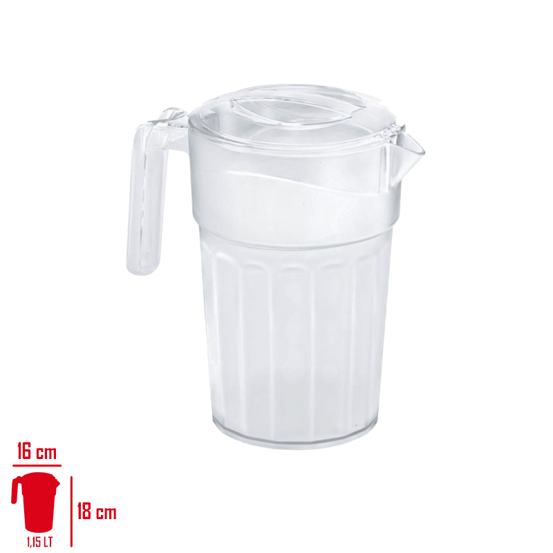 Bora Surahı Kapaklı 1,15 Lt Pc Bo-653