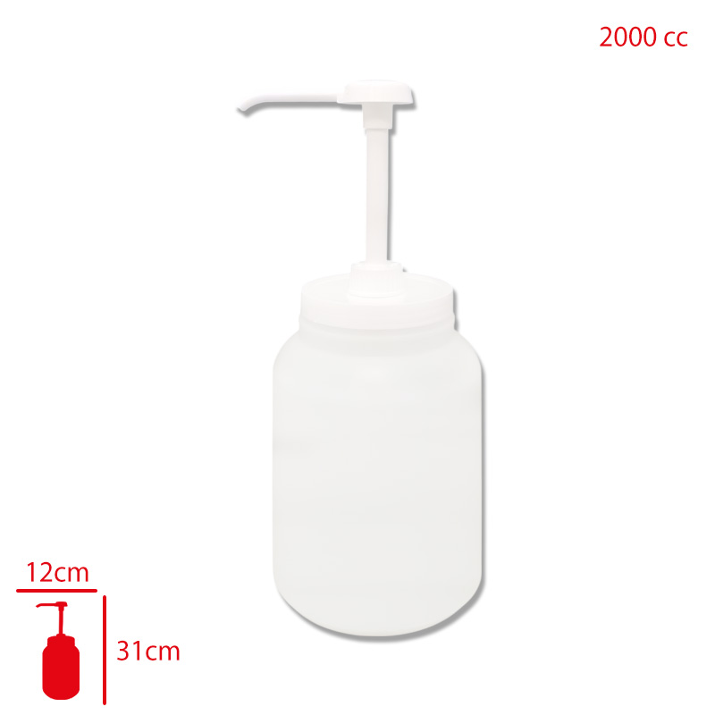Bora Mayonez & Ketcap Sısesı Pompalı 2000 Cc Bo-2140