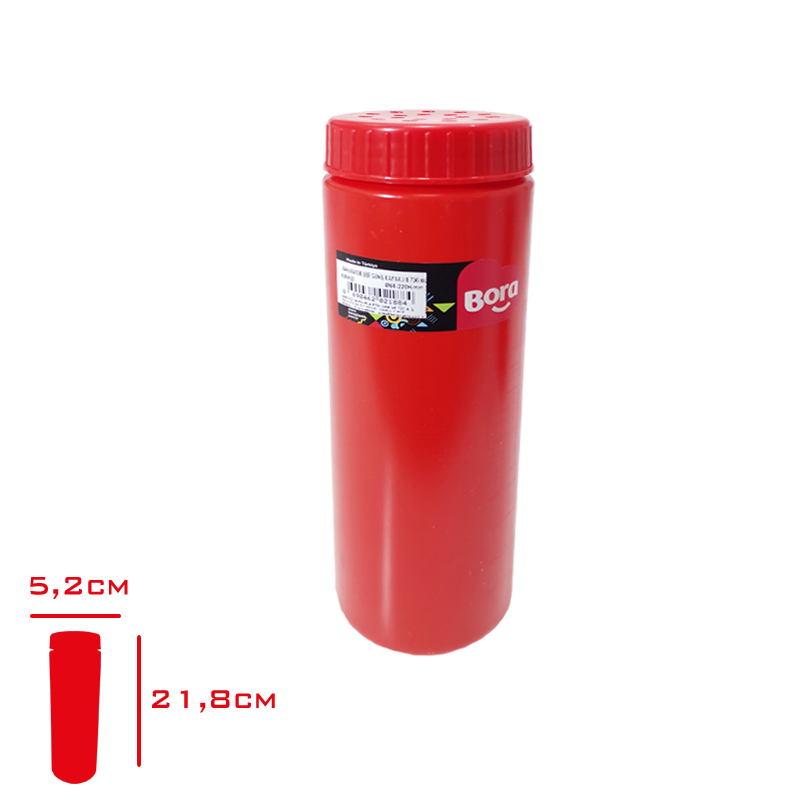 Bora Tuzluk Şişe Genıs Kapaklı 700 Ml Kırmızı Bo-2183