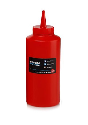 Bora Mayonez & Ketcap Şişe Kapaklı 420 Ml Kırmızı Bo-2103