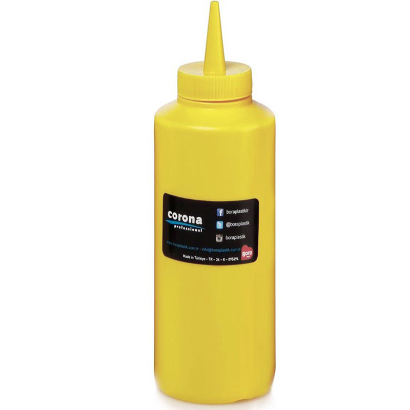 Bora Mayonez & Ketcap Şişe Kapaklı 950 Ml Sarı Bo-2106