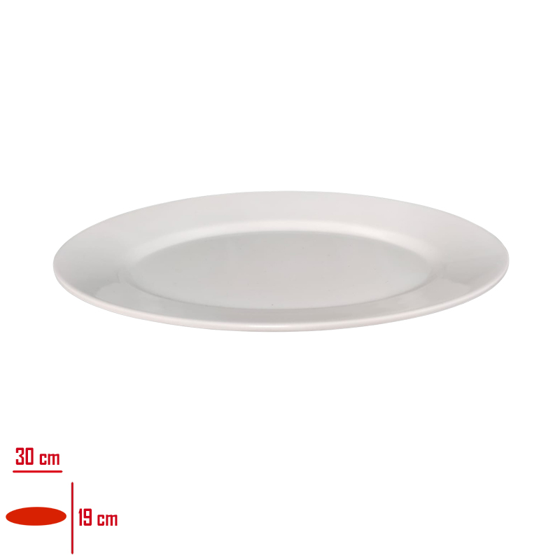 Tria Porelın Kayık Tabak 30 Cm Ml13