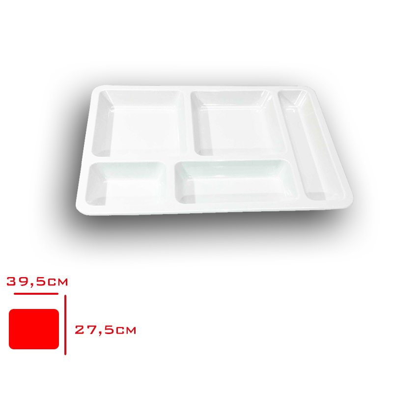 Tria Porelın Tabldot 5 Bolmeli 520