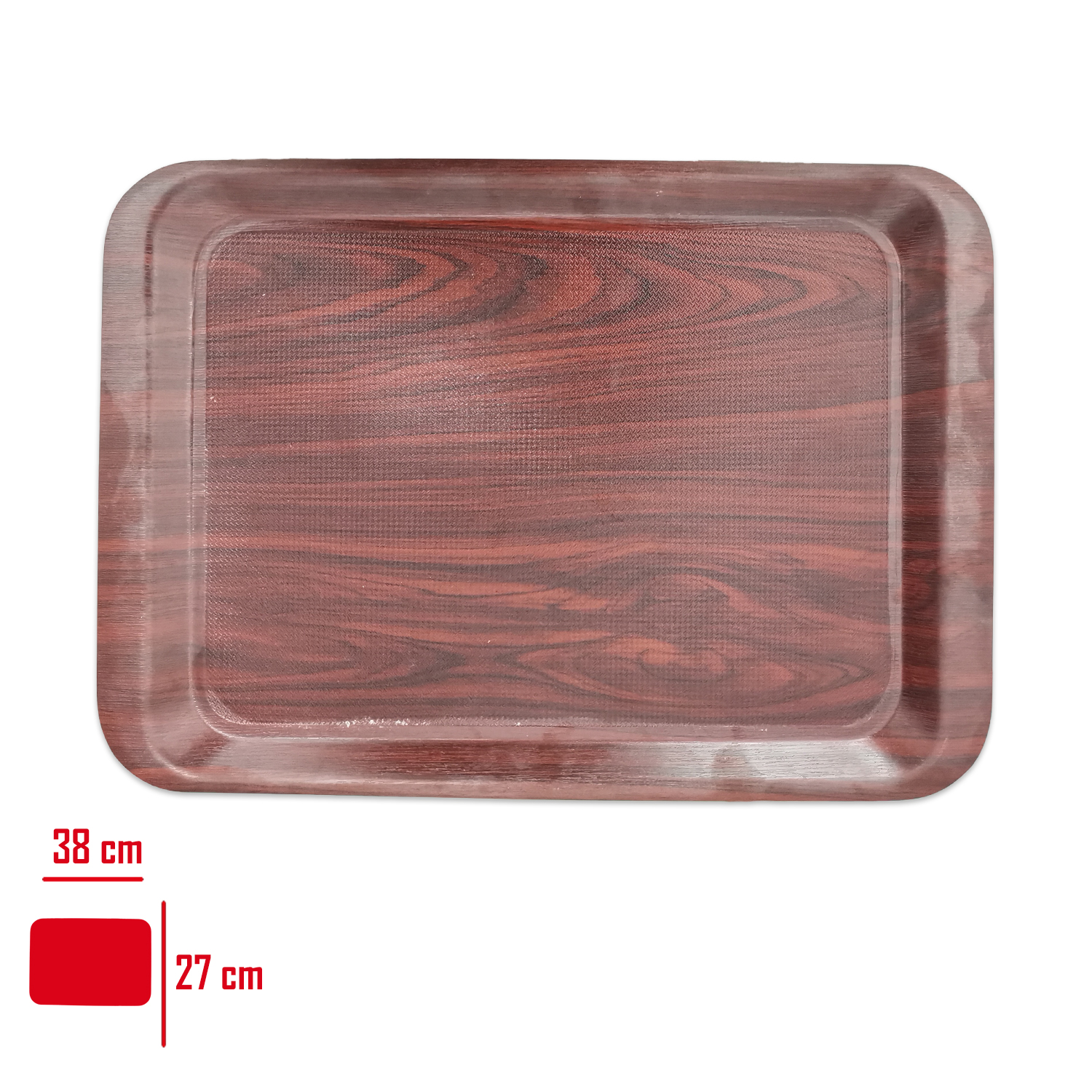 Tria Kraft Tepsı Kaymaz Mat 27x38 Cm Tf2738kmm