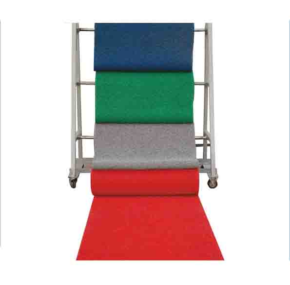 Kıvırcık Paspas Rulo Kırmızı 1*20 Mt 12 Mm