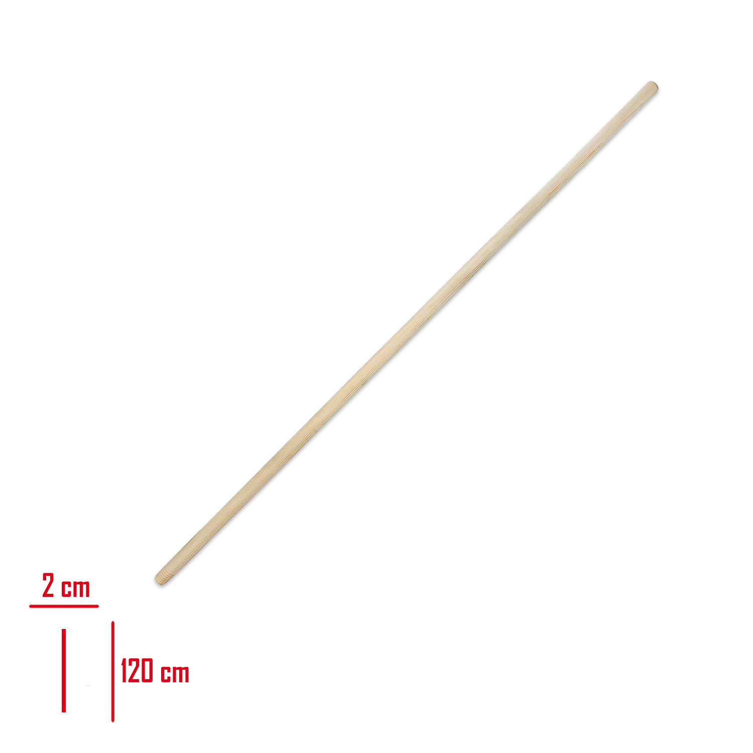 Sap Ahsap Vıdalı Cam 120 Cm