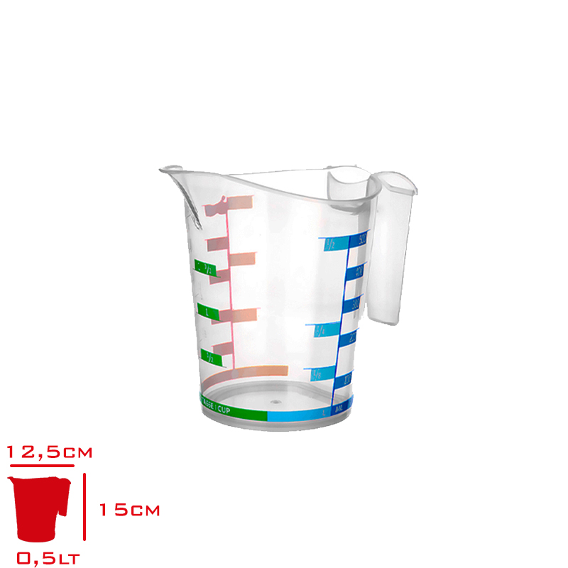 Tıtız Olcu Kabı 500 Ml Ap-9059