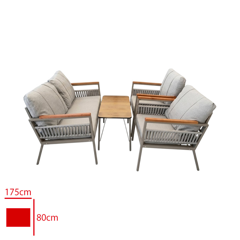 Hausev Oturma Grubu Zeta 1 Ikılı+2 Tekli + Sehpa