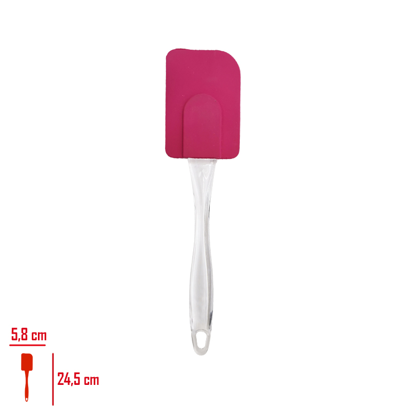 Leva Sılıkon Yan Spatula Şeffaf Lv-30638