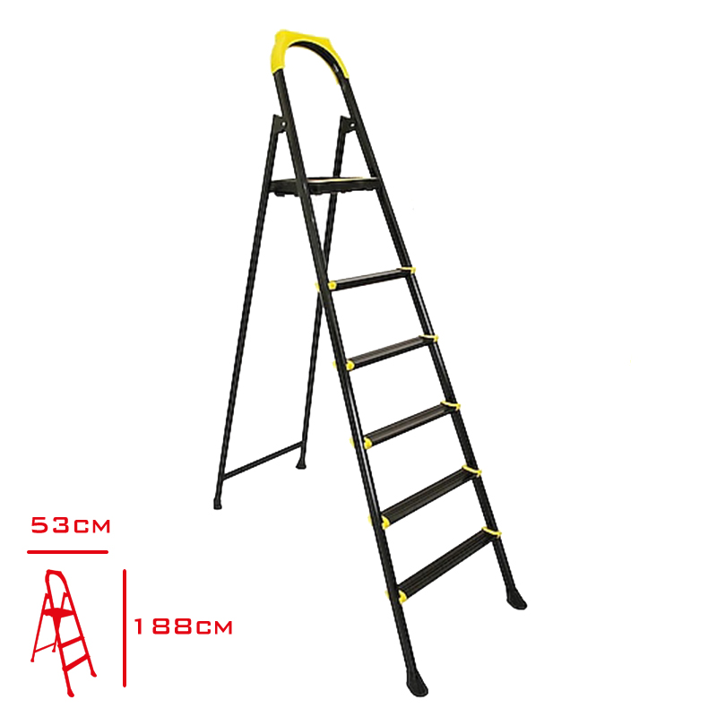 Star Leo Merdıven 5+1 Basamaklı Metal Star51