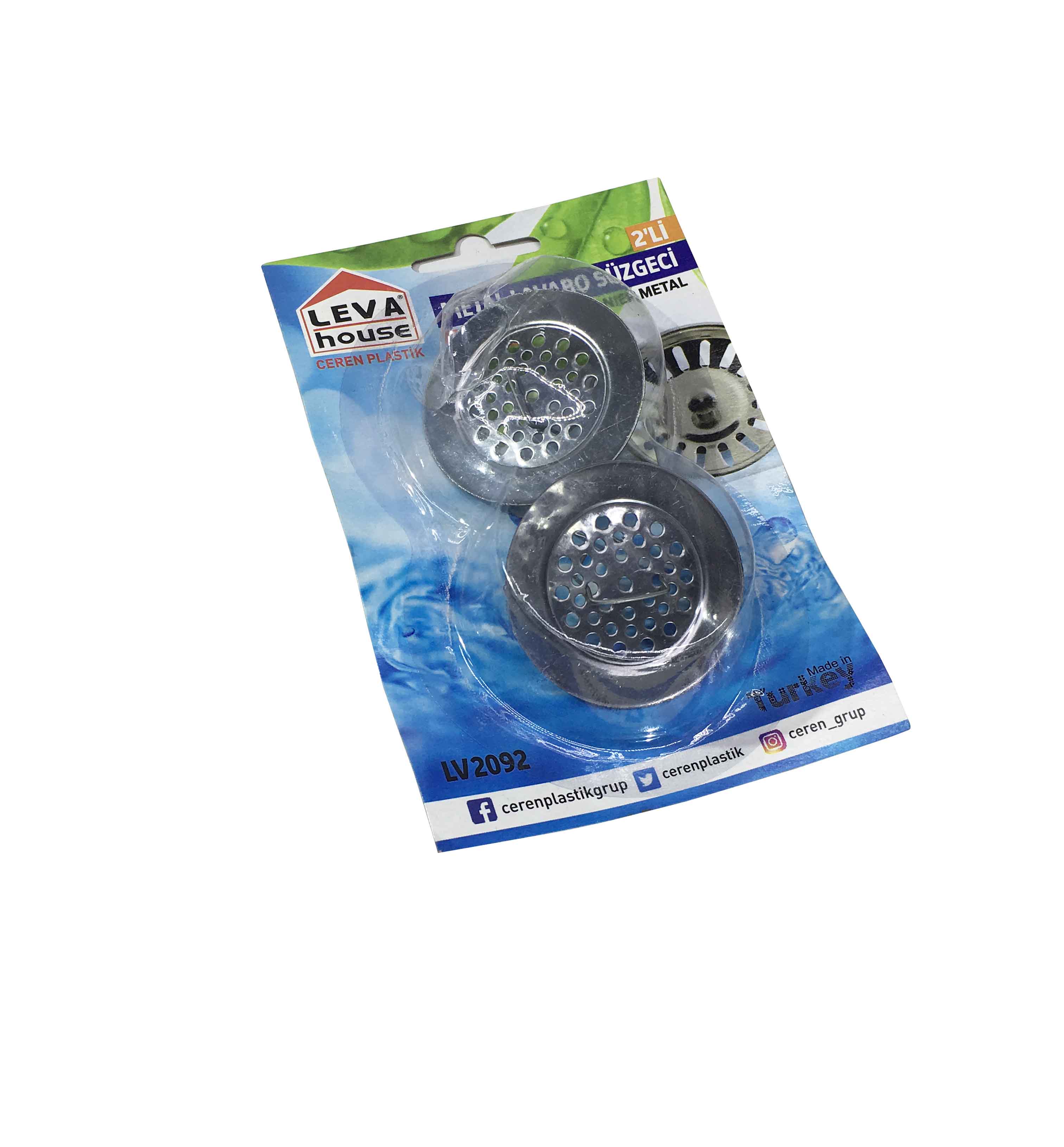Lavabo Suzgecı Metal 2'li Kılıtlı Lv-2092