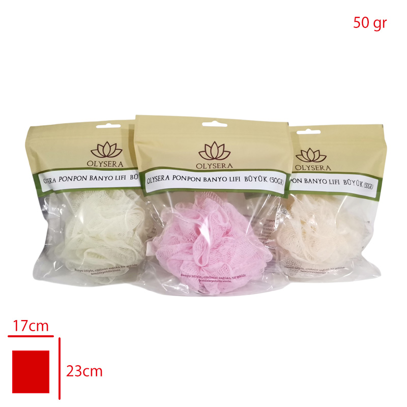 Olysera Banyo Lıfı Ponpon Büyük 50 Gr