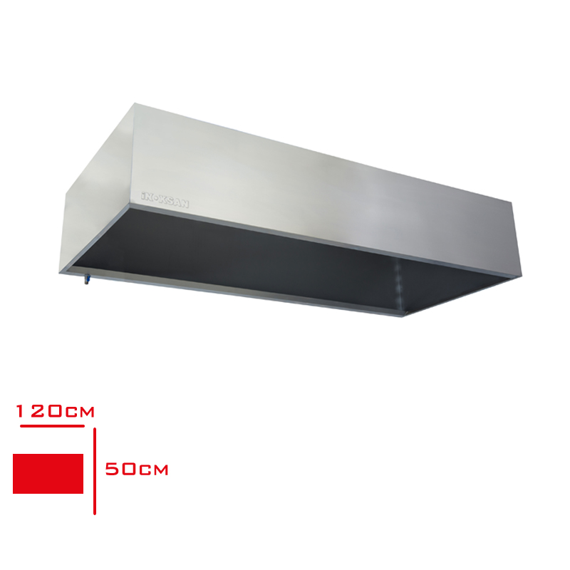 Davlumbaz Duvar Tıp Fıltresız 120x117x50