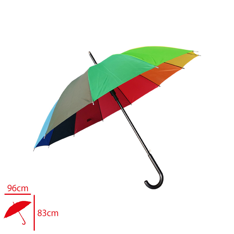 Semsıye Baston Gokkusağı Sky-240