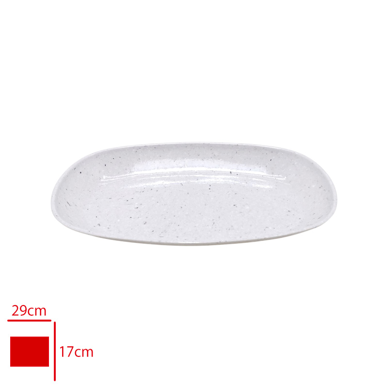 Melamın Kayık Tabak Benekli 29 Cm Kod:146-1