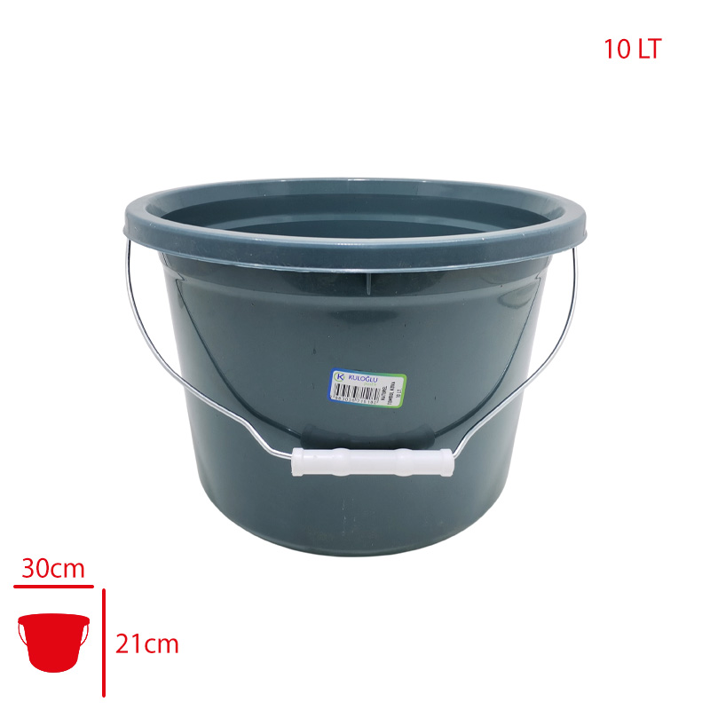 Kuloglu Temızlık Kovası Hatme Tombul Naturel 10 Lt