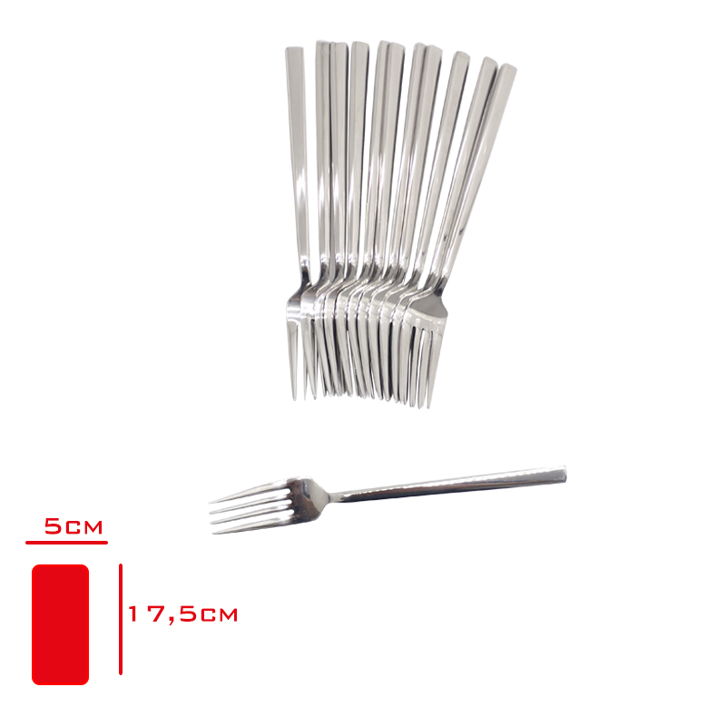 Kılıclar Vızyon Cubuk Tatlı Çatalı 12'li 2,5 Mm 304