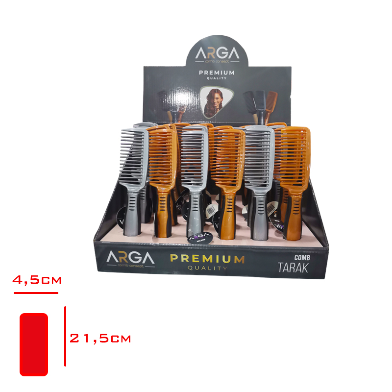 Arga Duz Tarak Metalıc Selene Arg-1081
