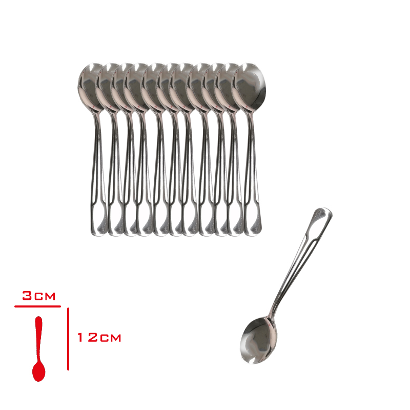 Kılıclar Pınar Nescafe Kaşığı 12'li 2 Mm 304