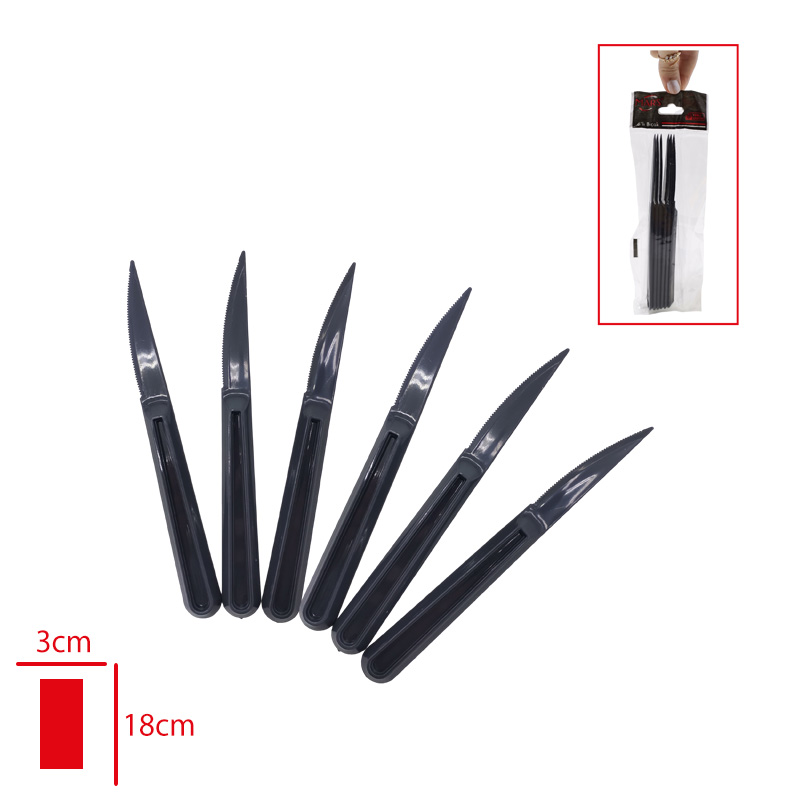Plastik Bıçak 6'lı Mp-4002