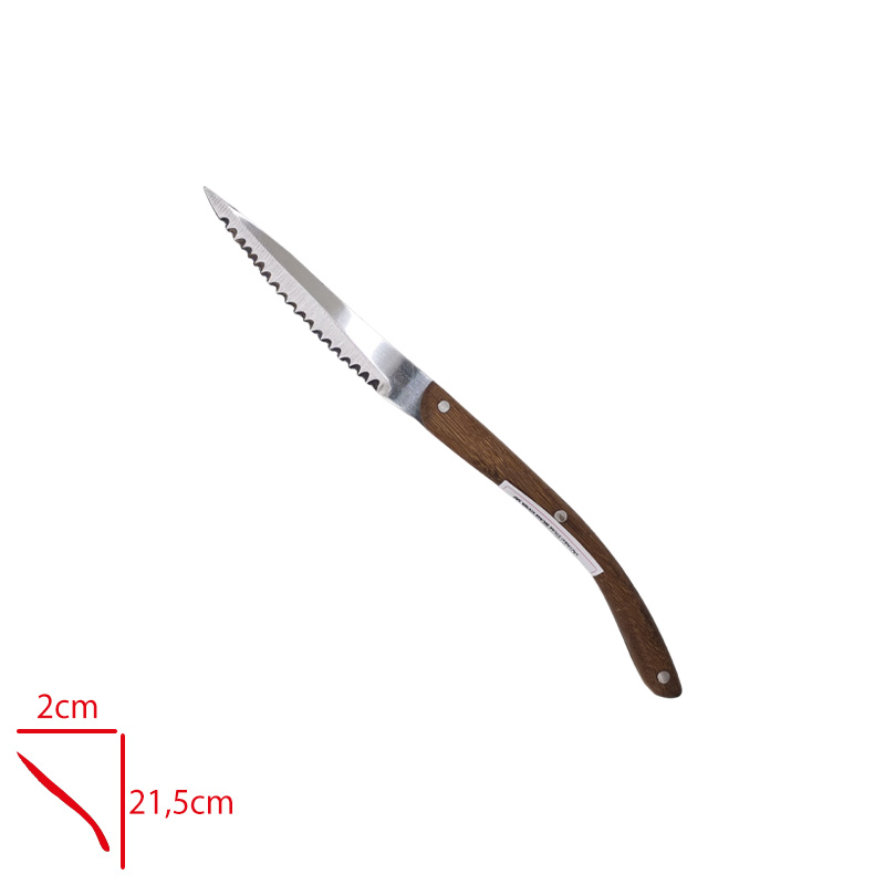 Lazoglu Steak Bıçağı Kıvrık Sap