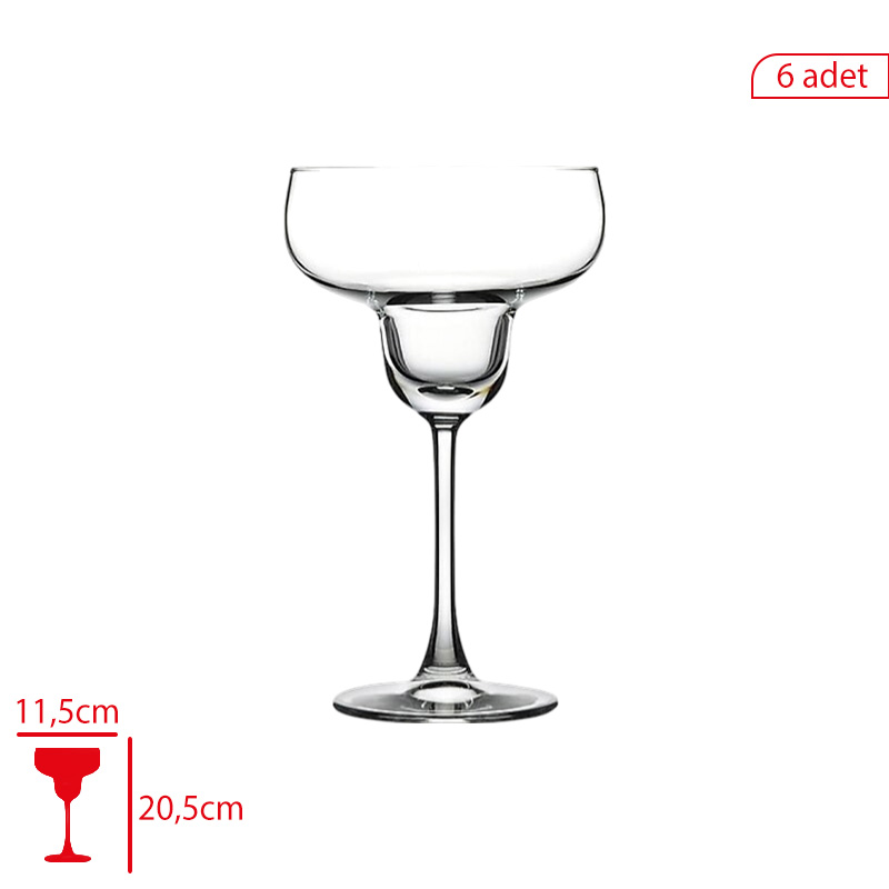 Pb Cam Margarıta Bardağı Enoteca 6'lı 460 Cc 44668