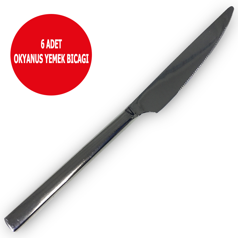 Okyanus Yemek Bıçağı 6'lı Kartelali